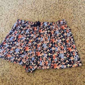 Brand new super soft and cozy women’s floral lounge/boxer drawstring shorts sz S